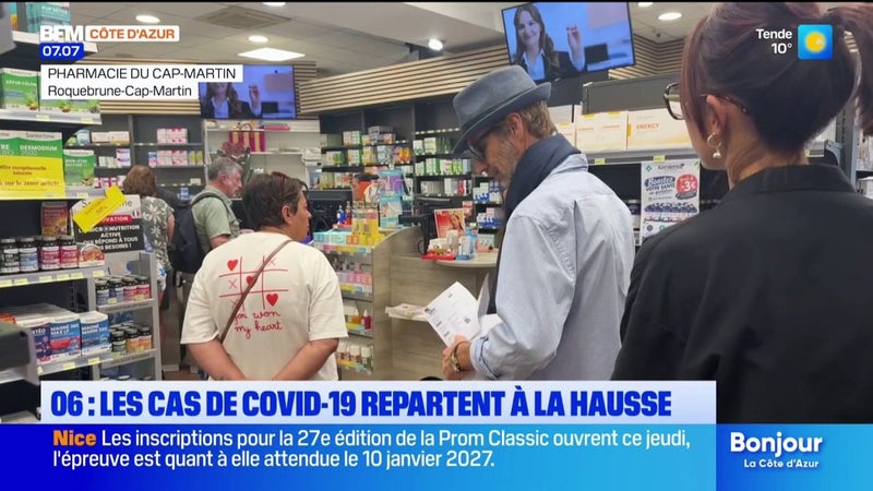 Covid-19: les demandes de tests repartent à la hausse dans les pharmacies maralpines