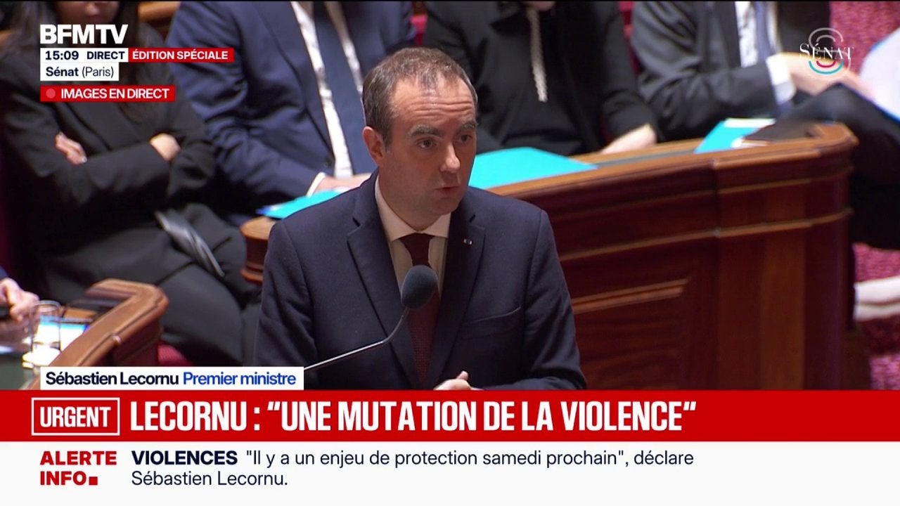Manifestations du 24 octobre : Sébastien Lecornu évoque "un enjeu de protection"