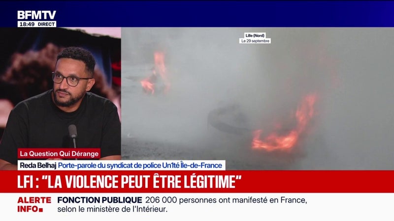 "La police est en souffrance face à une violence qui augmente de plus en plus", assure Reda Belhaj, porte-parole du syndicat de police Un1té Île-de-France