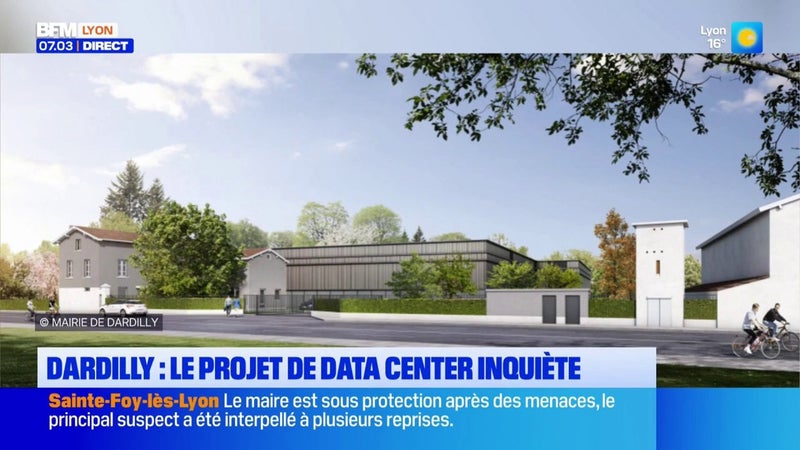 Un projet qui inquiète les habitants de Dardilly, l'installation d'un data center dédié à l'IA