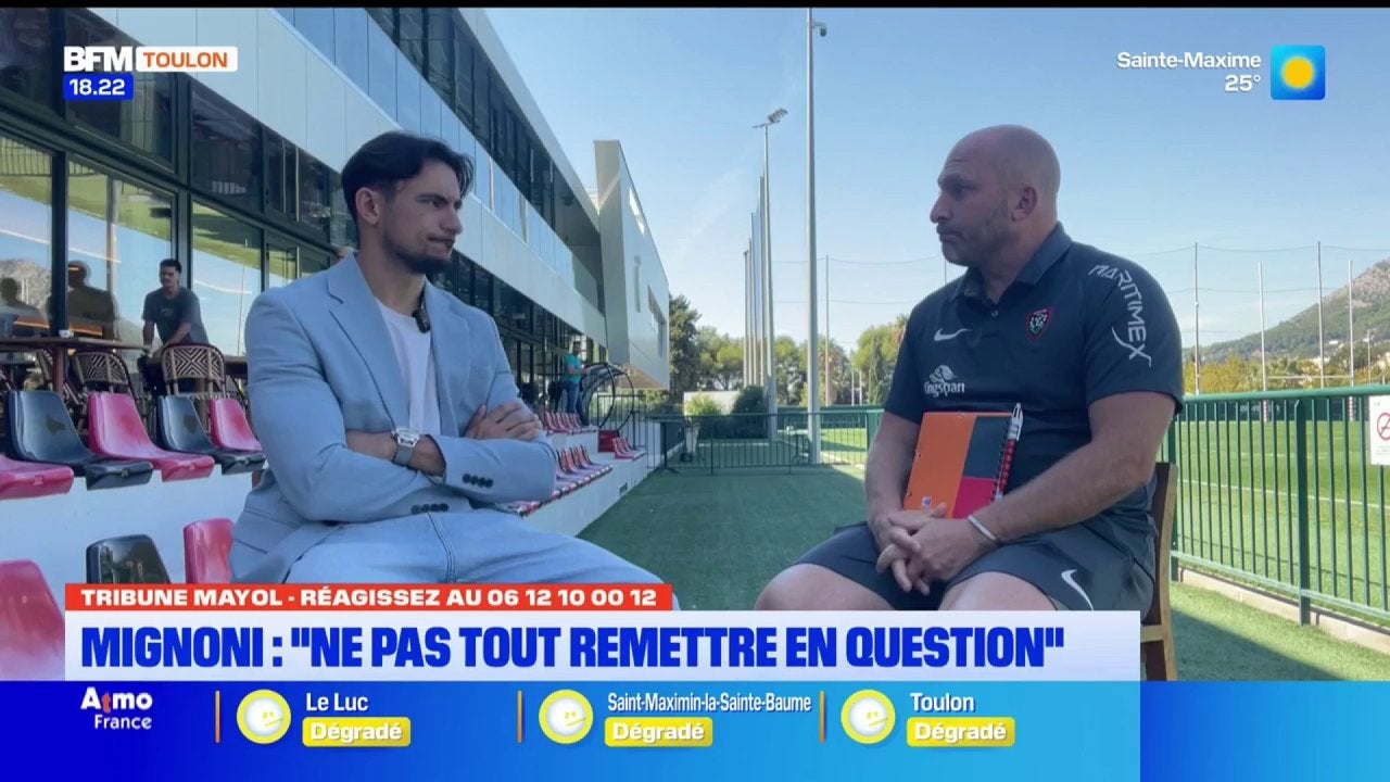 "Il manque un peu d'engagement" pour Pierre Mignoni, qui ne veut "pas tout remettre en question"