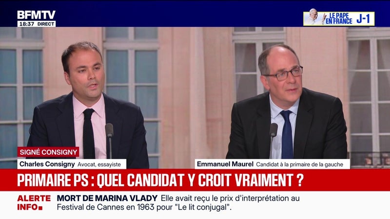 SIGNÉ CONSIGNY - Primaire à gauche : mortel combat au PS ? - 24/09