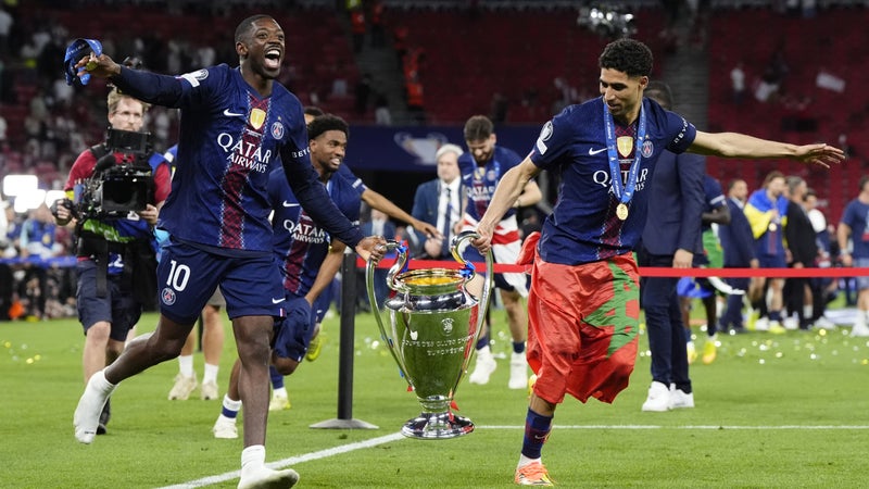 Supercoupe d'Europe: Dembélé, Fabián Ruiz et Hakimi présents, le PSG sera au complet face à Aston Villa