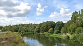 La Sambre passant par Maubeuge dans le Nord.