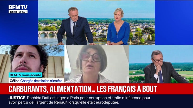 Pouvoir d'achat: "On ne part pas en vacances", confie Céline, chargée de relation clientèle