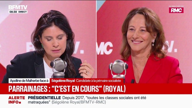 "Le temps des femmes est venu", affirme Ségolène Royal, candidate à la primaire socialiste