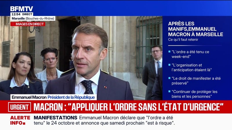 Colère lycéenne: le gouvernement va annoncer plusieurs "décisions concrètes" et "massives", selon Emmanuel Macron