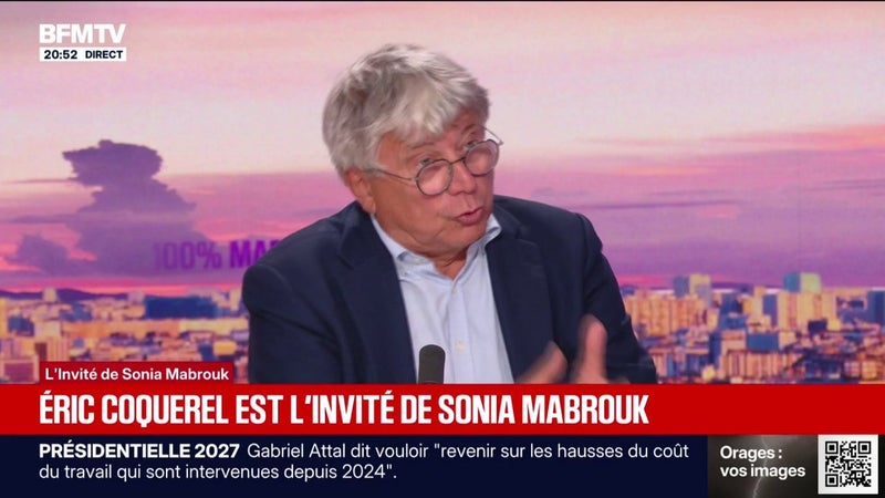 "J'étais déjà pour annuler la dette des Grecs", rappelle Éric Coquerel, député LFI