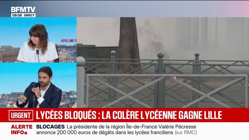 Blocage des lycées: Jad Zahab, porte-parole de Gabriel Attal, dénonce "le comportement de La France insoumise" qui "attise la colère des jeunes"