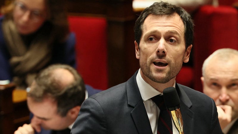 Le ministre de la Transition écologique Mathieu Lefèvre lance les assises des déchets et de l'économie circulaire à Nantes