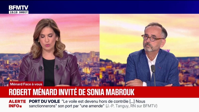 Enquête visant Bally Bagayoko: "Reprocher à un élu de cumuler un emploi à plein temps, ça me semble absurde", dénonce Robert Ménard, maire DVD de Béziers