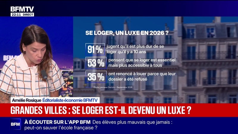 LE CHOIX D'AMÉLIE ROSIQUE - Grandes villes: se loger est-il devenu un luxe ?