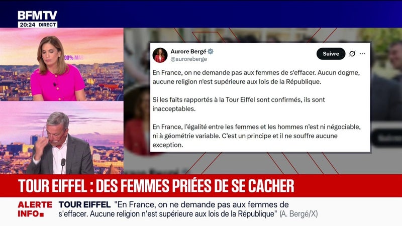 Salariés de la tour Eiffel en grève: "Ce qu'il s'est passé est gravissime", affirme Philippe Vigier, maire "Divers Centre" de Châteaudun