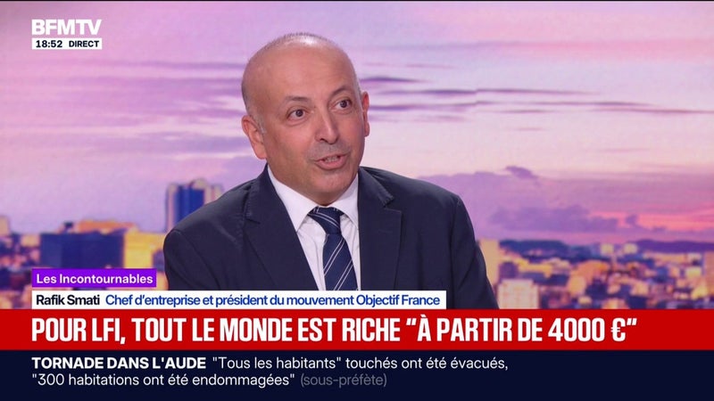 Taxation des plus riches: "C'est irresponsable de la part des dirigeants politiques qui décident de préempter ces sujets à des fins clientélistes et populistes", estime Rafik Smati, chef d'entreprise