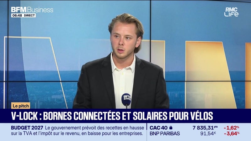 Le Pitch : V-Lock, bornes connectées et solaires pour vélos - 02/10