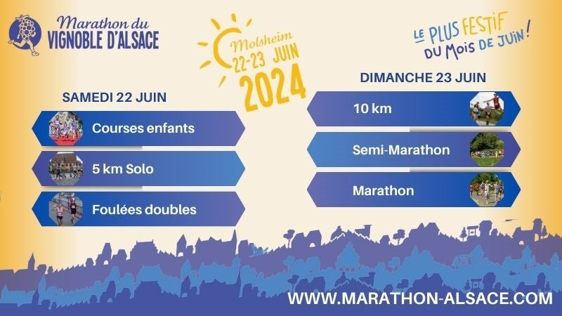 A GAGNER : Vos dossards pour participer au Marathon du Vignoble