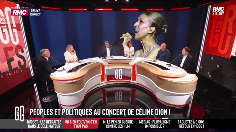Peoples et politiques au concert de Céline Dion