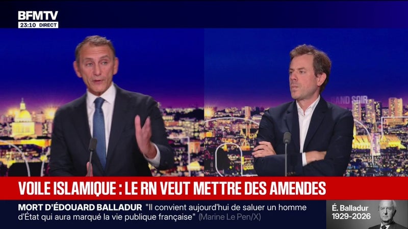 Le RN veut sanctionner le voile dans l'espace public: "La France est un pays de liberté", déclare Paul Vannier, député LFI