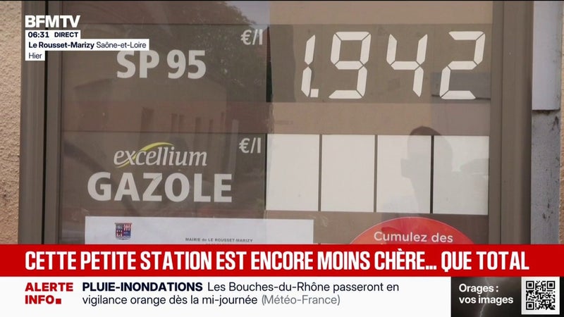 1,94 euros le litre de sans-plomb 95: cette petite station est encore moins chère que Total
