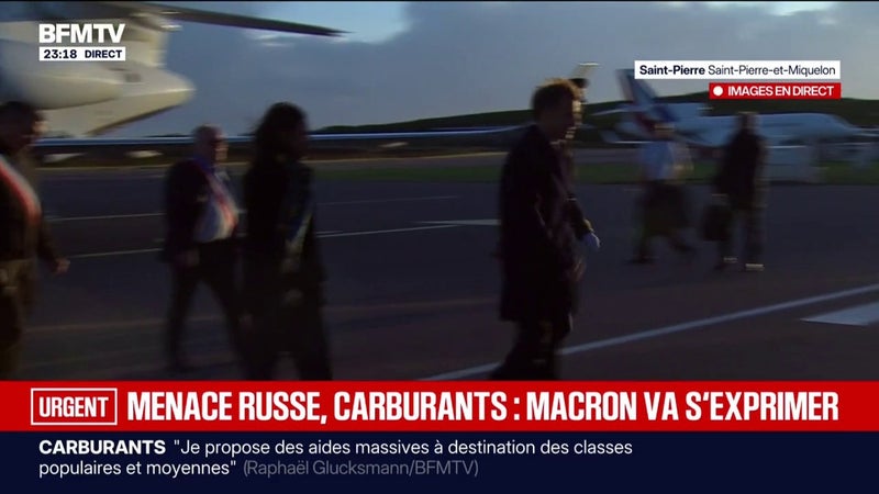Emmanuel Macron est arrivé à Saint-Pierre-et-Miquelon ce samedi 19 septembre