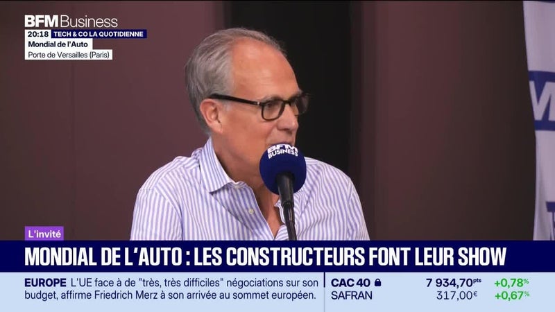Serge Gachot (Président du Mondial de l'Automobile) : Mondial de l'Auto, les constructeurs font leur show - 15/10