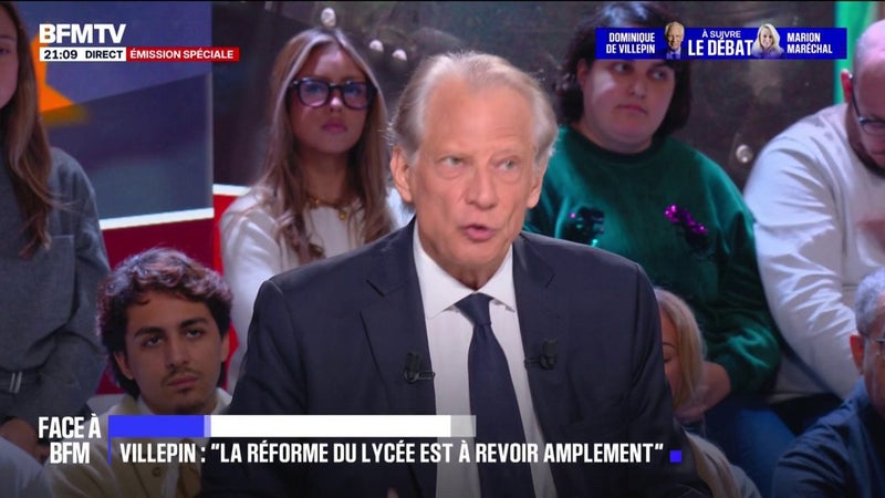 Pour Dominique de Villepin, ancien Premier ministre, interdire les manifestations du 24 octobre revient à "ligoter toutes formes d'expression"