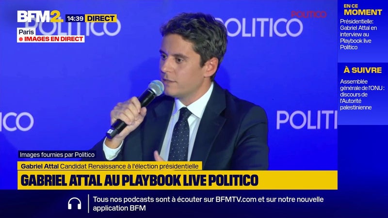 Présidentielle: pour Gabriel Attal, en France, "beaucoup de partis ont l'Europe honteuse"