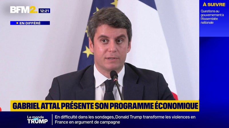 Présidentielle 2027: Gabriel Attal souhaite un "choc massif de simplification" pour les entreprises