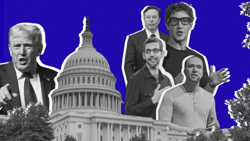 "C'est presque comme une Constitution": sous la tutelle satisfaite de Donald Trump, les patrons de l'IA, désormais appelée Super Intelligence, signent un accord et promettent de s'auto-réguler