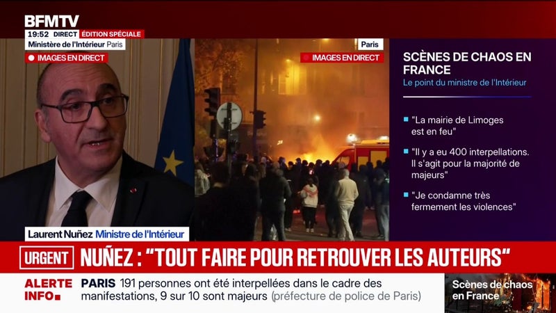 Mobilisations du 17 octobre: "Je veux saluer la réactivité des forces de sécurité intérieure", déclare le ministre de l’Intérieur Laurent Nuñez