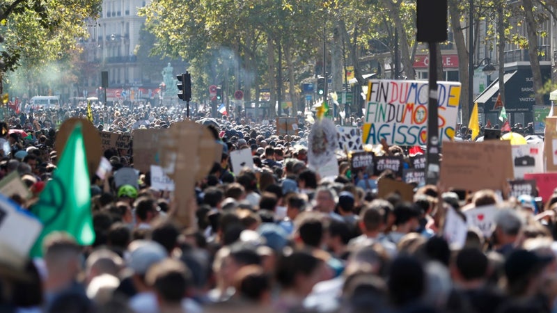 Marche pour le climat: des dizaines de rassemblements organisés à travers la France ce samedi