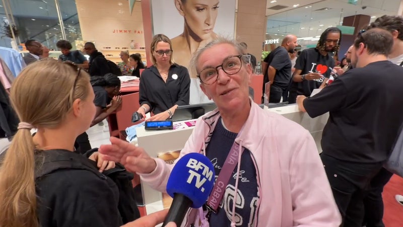 "Je ne suis pas partie en vacances exprès": les fans de Céline Dion se pressent au pop-up store ouvert ce jeudi à Paris