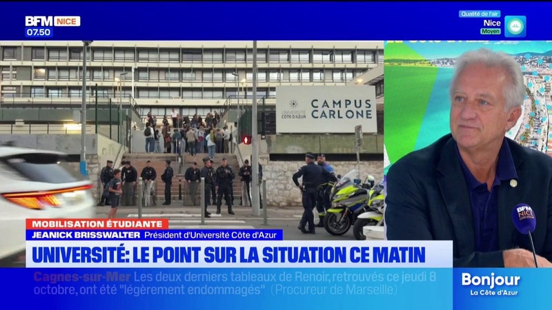 Blocages à l’Université Côte d’Azur: une centaine d’étudiants mobilisés