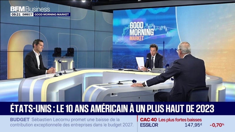 USA : le 10 ans américain à un plus haut de 2023