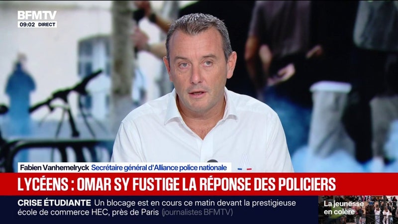 "Il est complètement déconnecté", le syndicat Alliance police nationale critique les prises de position de l'acteur Omar Sy sur le mouvement lycéen