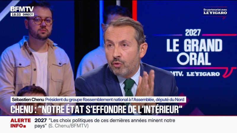 Libération de stocks stratégiques de carburants: "C'est du bricolage", fustige Sébastien Chenu, président du groupe RN à l'Assemblée nationale