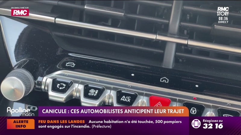 Canicule : Ces automobilistes anticipent leur trajet