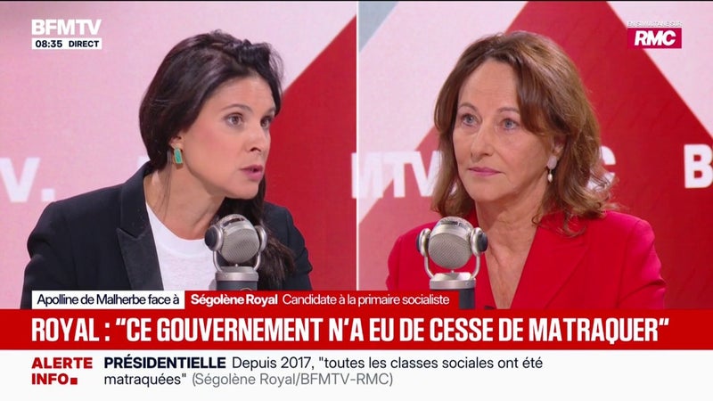 Parrainages pour la primaire socialiste: Ségolène Royal explique que c'est en cours