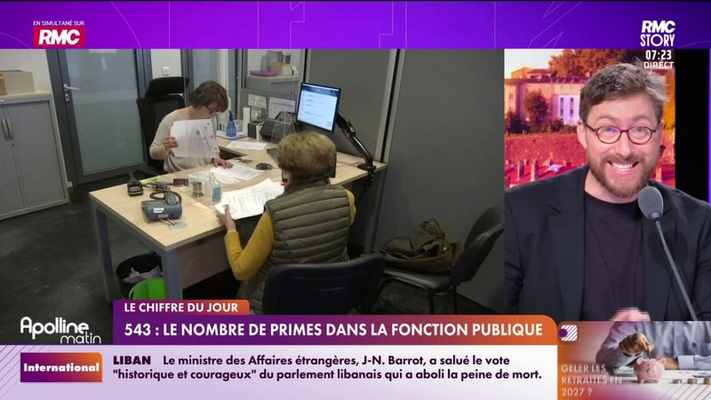 Chiffre du jour : 543, le nombre de primes dans la fonction publique