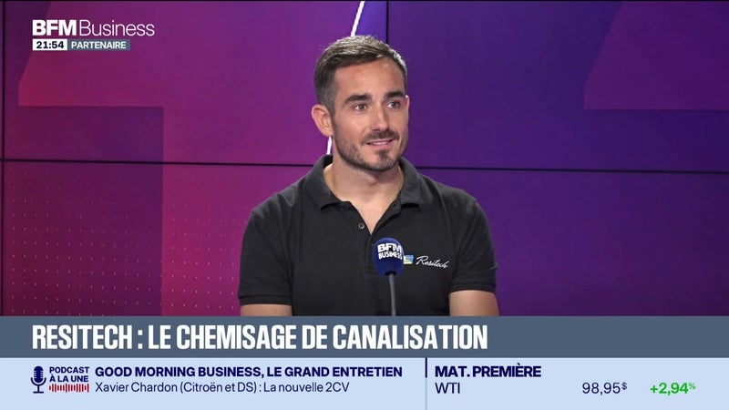 Jérémy Prioux (Resitech) : Resitech, le chemisage de canalisations - 17/10
