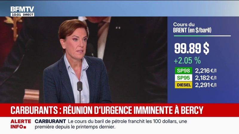 Prix des carburants: "On arrive dans une période où la demande va être très forte" explique Gaëtane Meslin, cheffe du service économie de BFMTV
