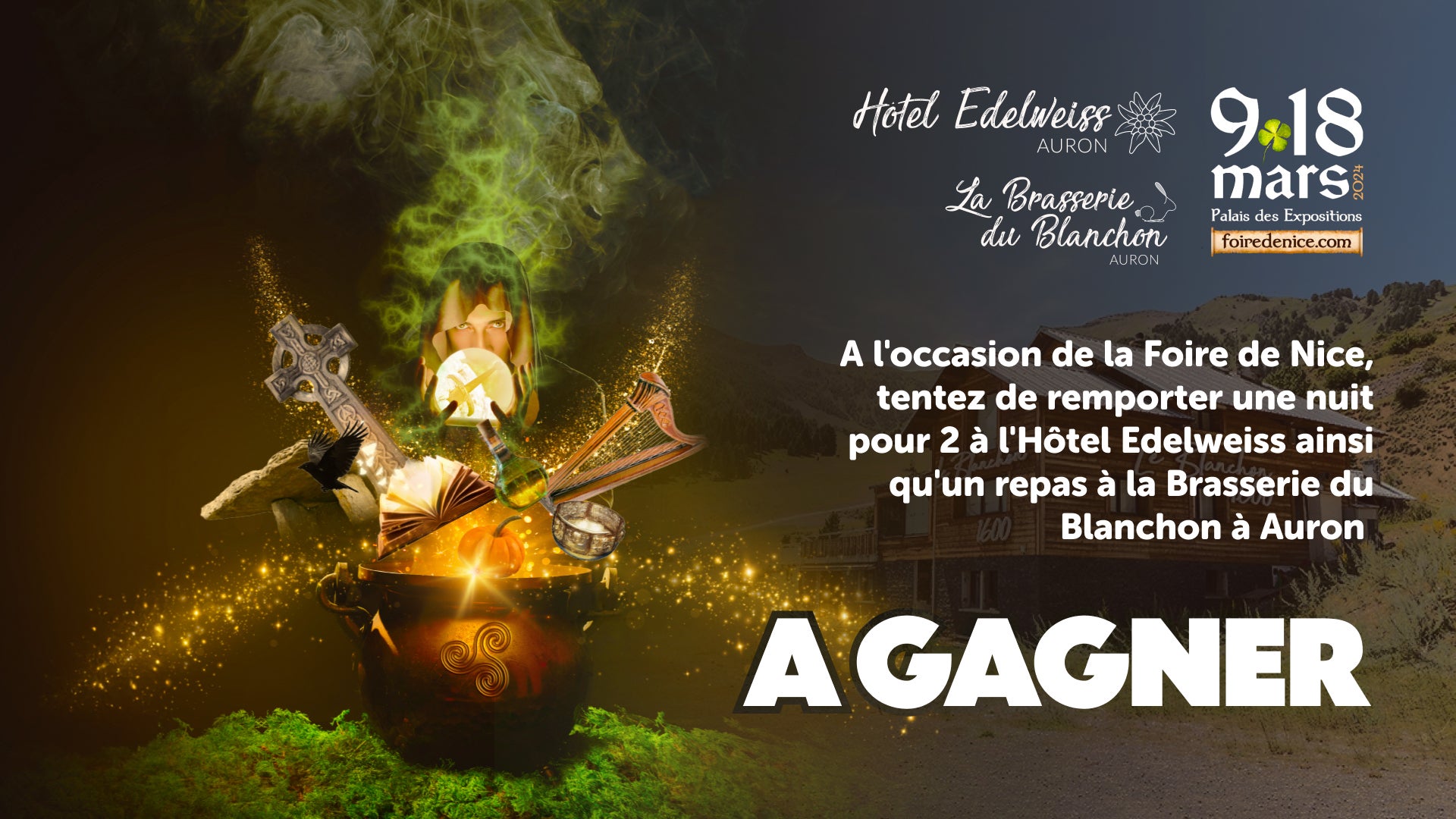 A gagner : A l'occasion de la Foire de Nice, tentez de remporter une nuit pour 2 à…