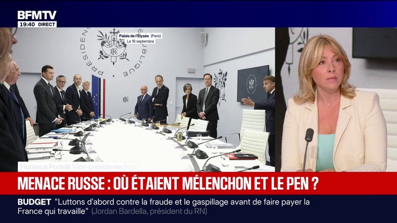 Menace russe: "Ce qu'Emmanuel Macron a commencé à faire, c'est quelque chose qui paraît essentiel", observe Florence Portelli, vice-présidente du parti LR