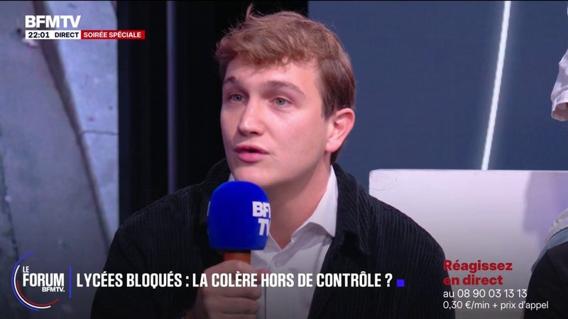FORUM BFMTV - "Parlons de Parcoursup et des 160.000 jeunes qui ont été laissés sur le carreau en juillet", rappelle Bastien Bonnargent, secrétaire général du Mouvement des jeunes communistes de France