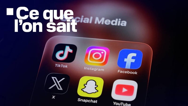 Interdiction totale pour les moins de 13 ans, compte bridé pour les moins de 15, plus aucun défilement illimité de contenus... Ce que l'on sait du projet de loi pour protéger les mineurs sur les réseaux sociaux