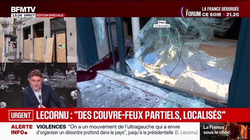 Pillages: "on a une inquiétude pour les riverains", alerte Philippe Gaudry, président de l'association des commerçants de la rue de Bretagne à Paris