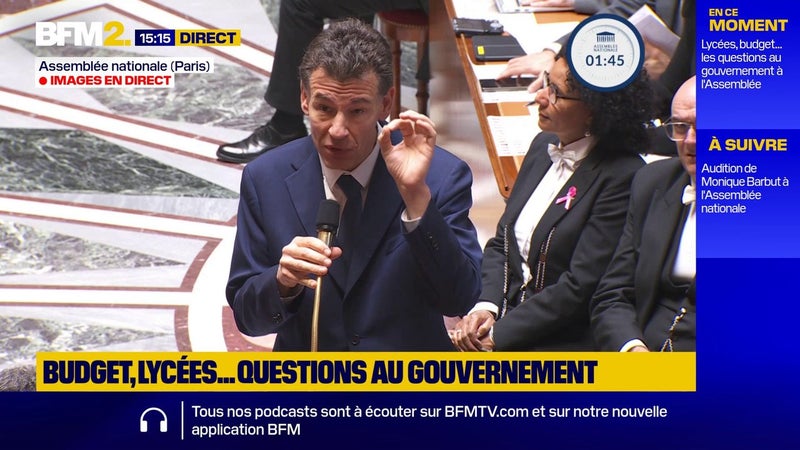 "Vous dites que Parcoursup effectue un tri social, c'est totalement faux": le ministre de l'Enseignement supérieur Philippe Baptiste, interpellé par LFI