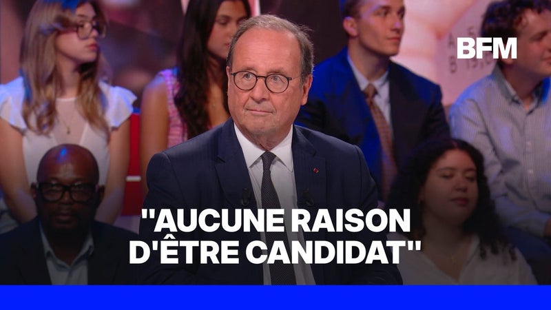 François Hollande prêt à se mettre "au service de son pays" s'il peut "apparaître comme une des solutions"