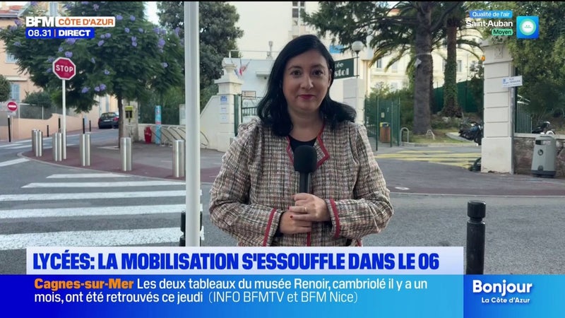 Lycées : la mobilisation s'essouffle dans le 06