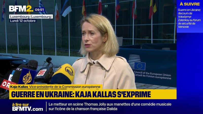 L'UE soutiendra une trêve énergétique entre l'Ukraine et la Russie "dès qu'elle tiendra", assure Kaja Kallas